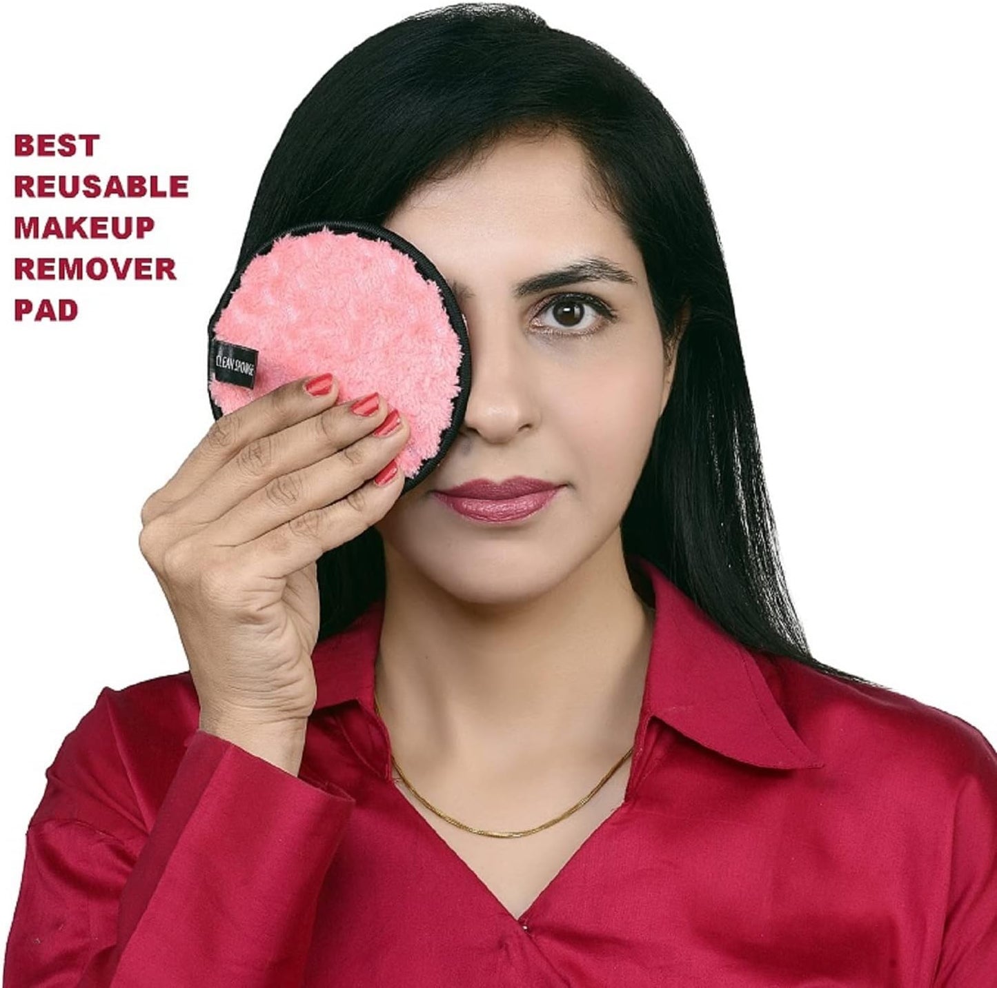 Makeup Remover Facial Cleansing Sponge 🧼 ( White )