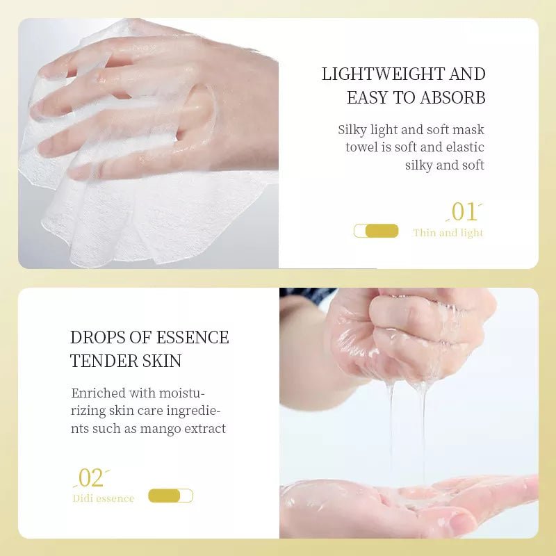 SEOMOU Hyaluronic Acid Moisturizing Korean Face Sheet Mask