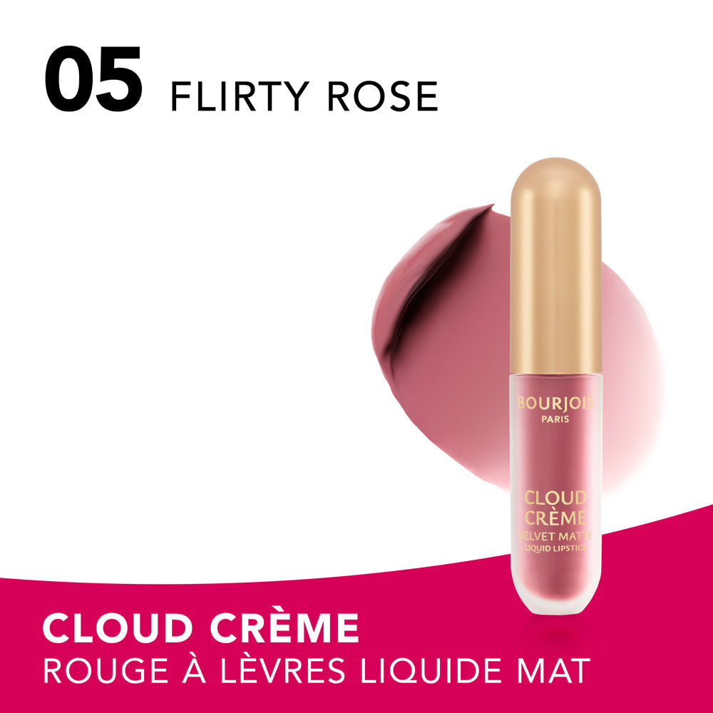 Bourjois Cloud Crème Matte Lipstick 05 Flirty Rose