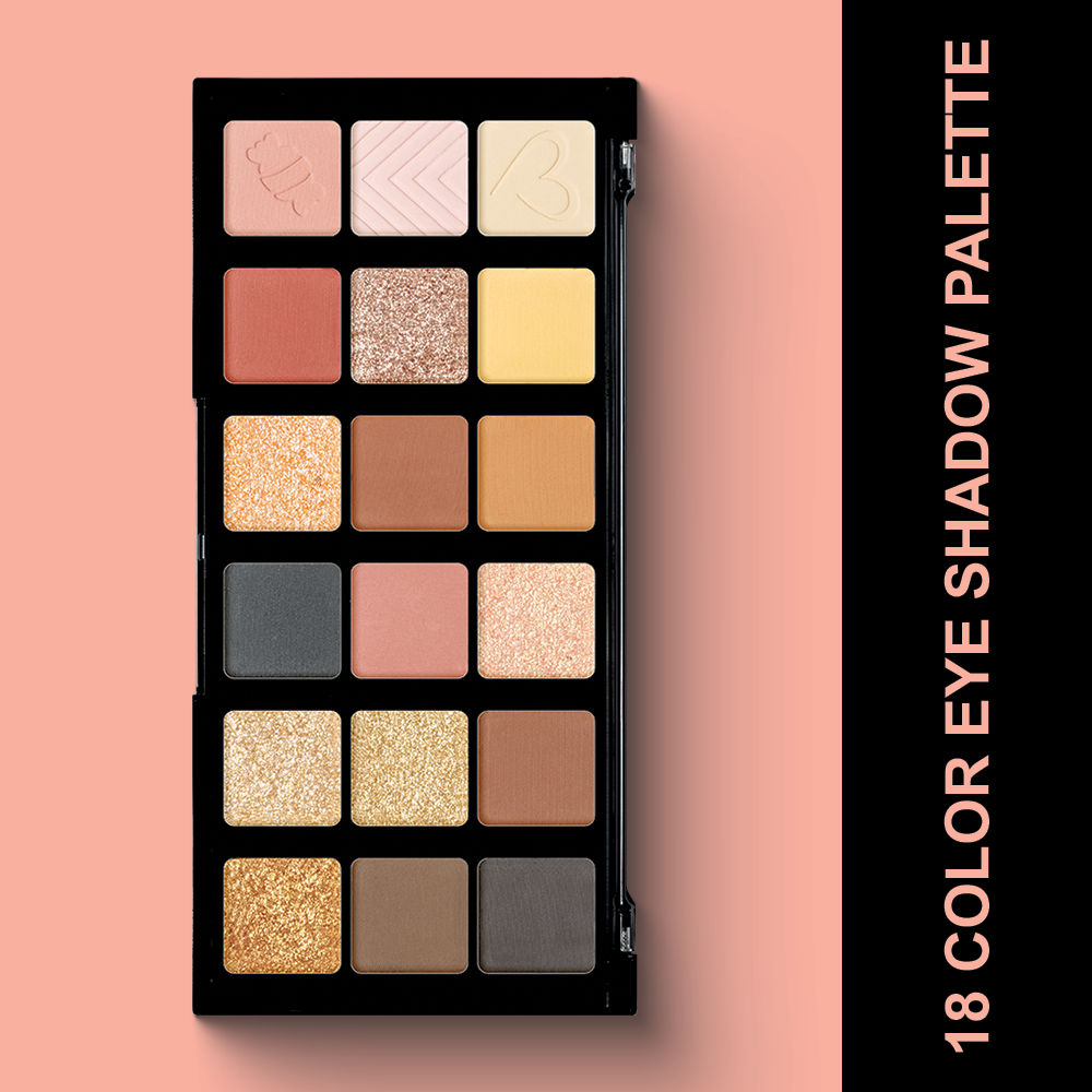 Character 18 Color Eyeshadow Palette Soft Symphony - CFC004