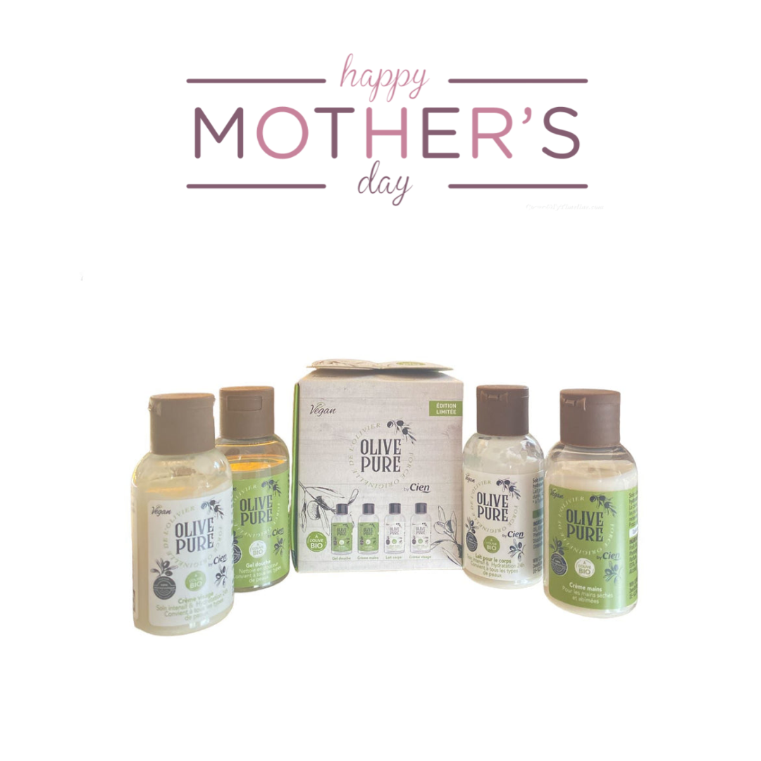 Cien Olive Pure - Coffret 4×50 ml ( Hand Cream , Face Cream , Shower Gel & Body Lotion ) ©