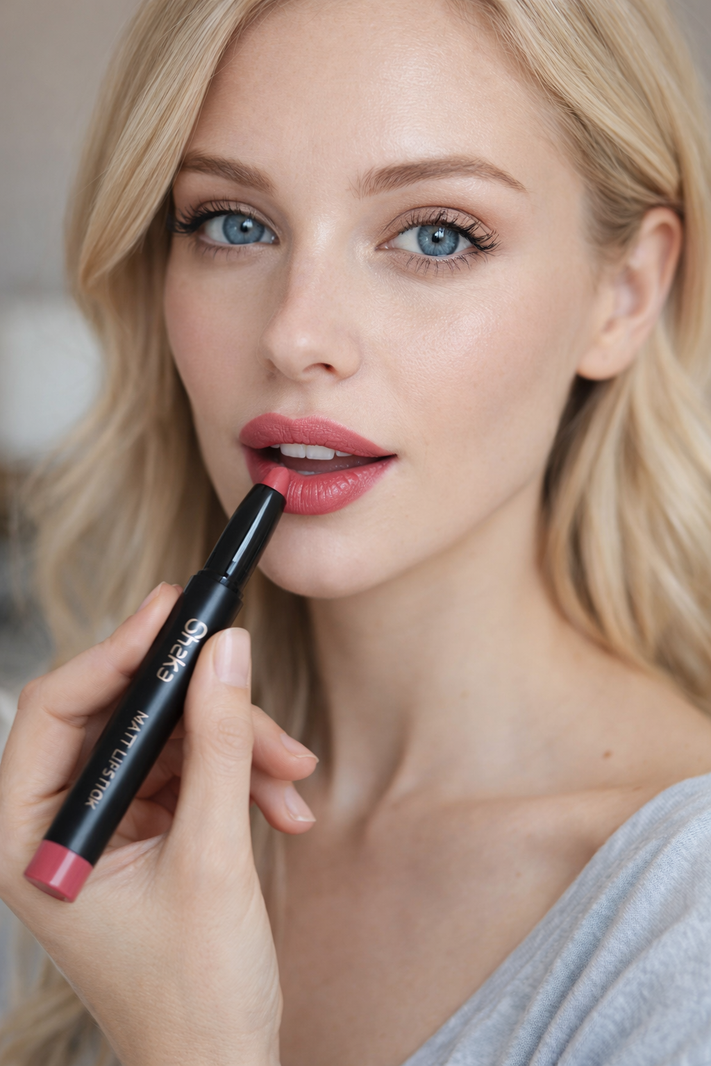 Shaka Innovative Beauty Matte Lipstick 24 Strawberry 🍓