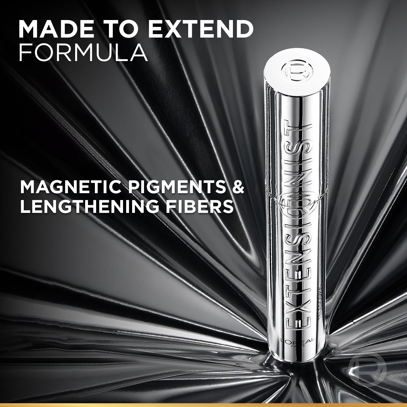 L’Oréal Paris Telescopic Extensionist Mascara for 24H Long-Lasting Curl, Volume, and Exceptional Lengthening Eyelashes with Eyelash-Extension Effect