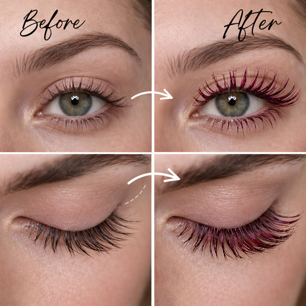 Shaka Deep Look Mascara ( Outlet ) ( 04 Red Purple ) 8ml