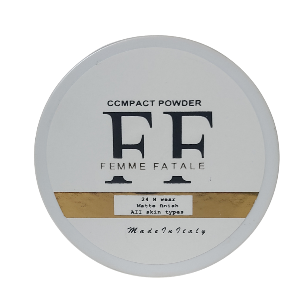 Femme Fatale Compact Powder Golden ( True Beige Skin )