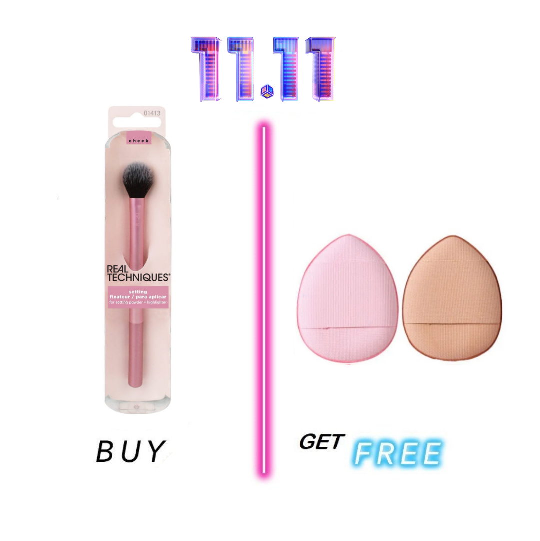 Real Techniques Setting Brush For Powder & Highlighter ( Dubai Edition)