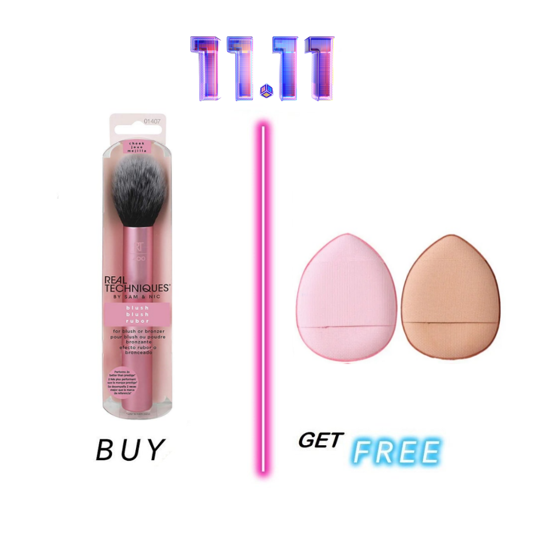 Real Techniques For Blush Or Bronzer Cheek Brush , Performance 2 X Better Than Prestige ( Dubai Edition )