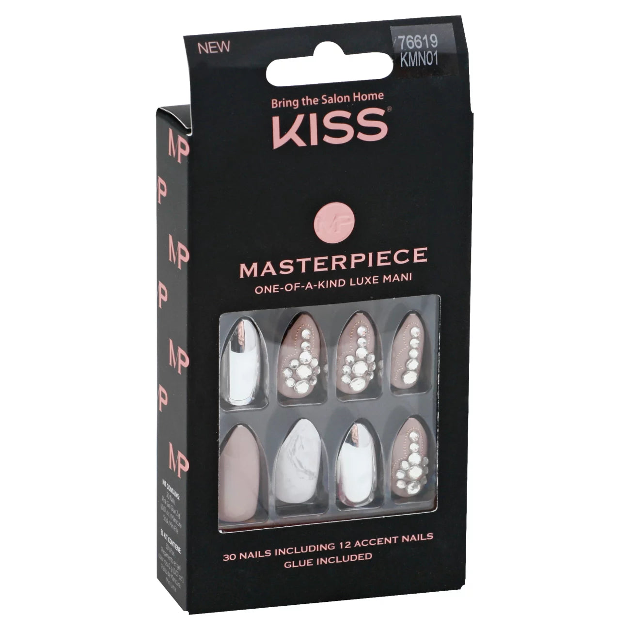 Kiss Master Piece Press Nail On 30 pcs + Glue