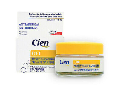 Cien Q10 And Hyaluronic Acid , Vitamin E SPF 15 Face Moisturizer Cream For All Skin Type