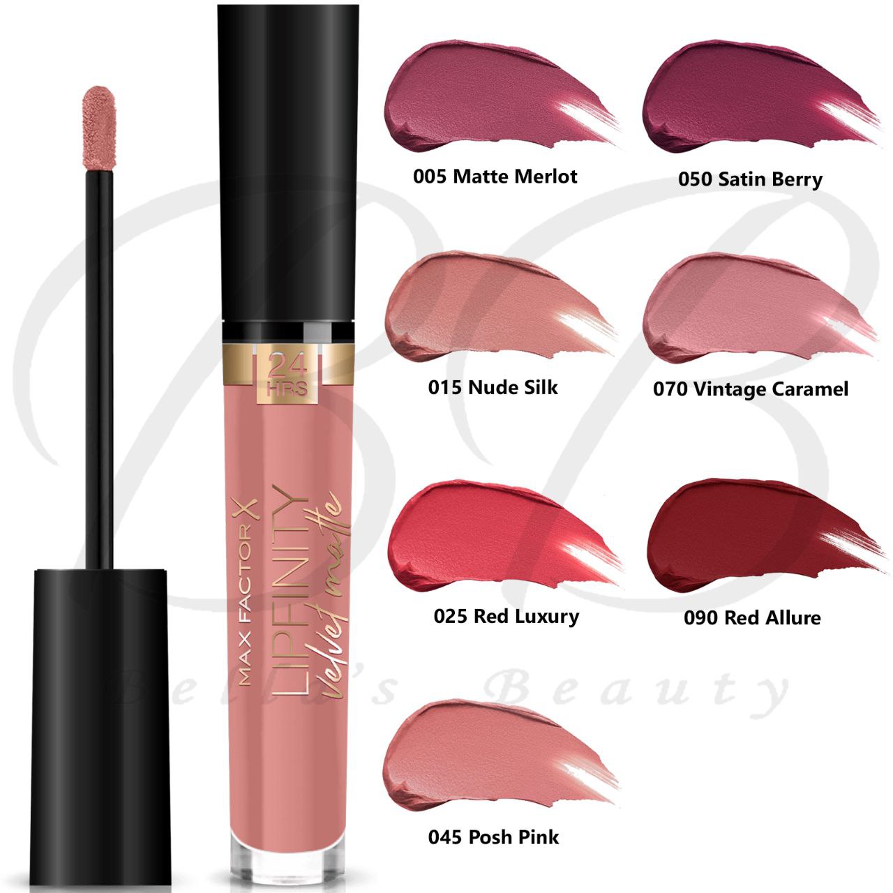 Max Factor Lip Finity Velvet Matte 015 Nude Silk