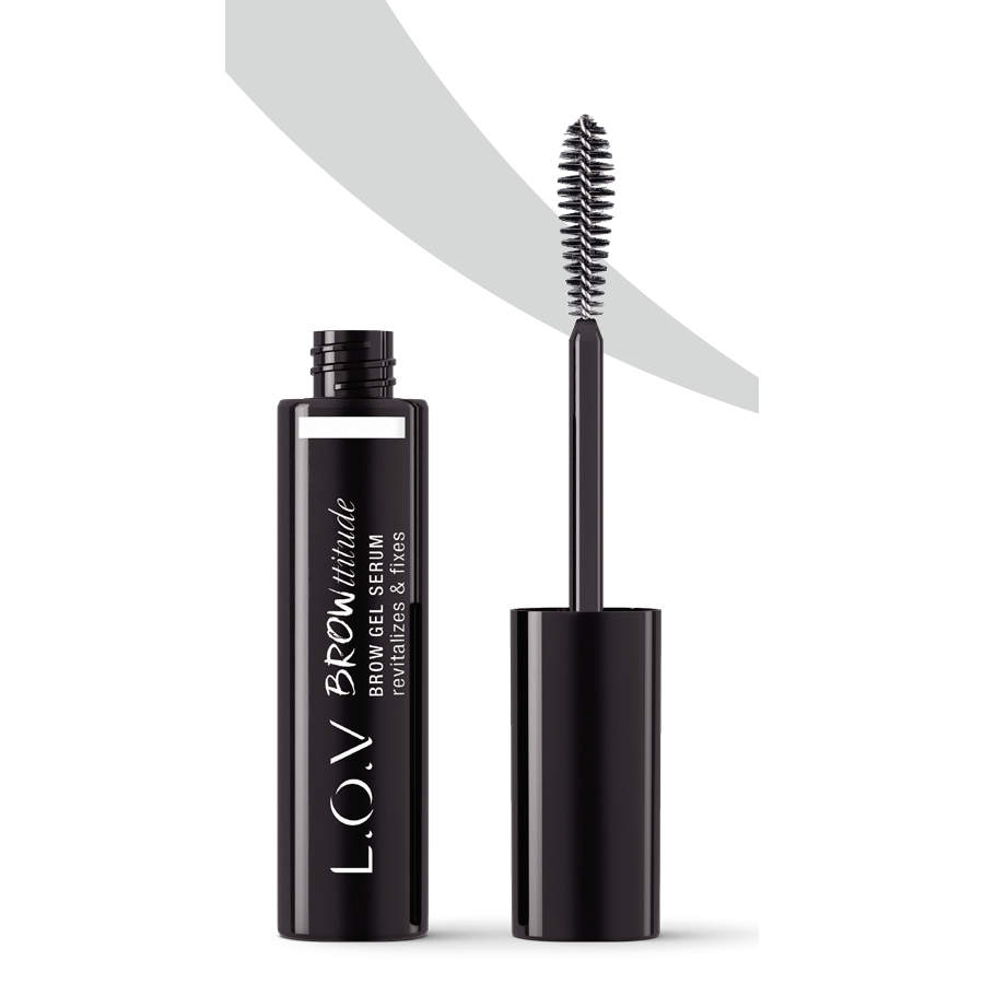 L.O.V Eyebrow Gel Serum Mascara Revitalize & Fixes With Color Nb 120 Brunette Temptation