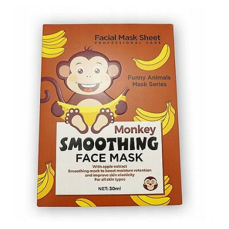 Facial Sheet Mask Monkey ๐๐ต ( Smooth & Moisturized ) ( All Type Skin )