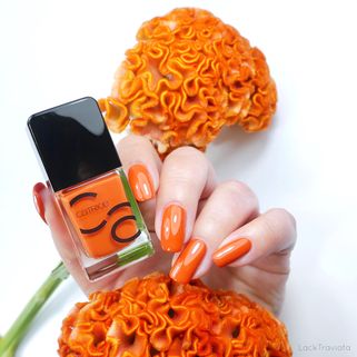 Catrice ICONails Gel Lacquer Acai Oil Infused 83 Orange Is The New Black 10.5ml