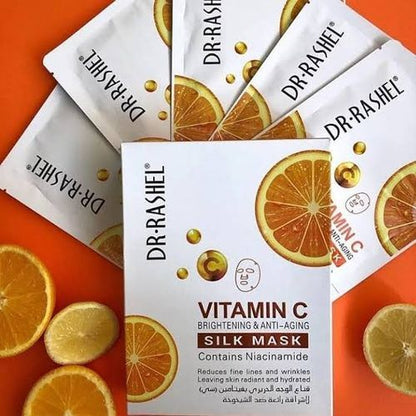 DR Rashel Vitamin C Brightening Anti Aging Silk Sheet Mask ( Contain Niacinamide)