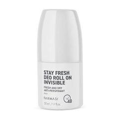 Farmasi Stay Fresh Deo Roll On Invisible ( Fresh & Dry ) ( Anti Perspirant) ( Men )