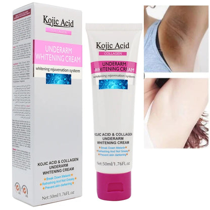 Kojic Acid Underarm Whitening Cream ( Break Down Melanin , Refreshing And Not Greasy , Prevent Skin Darkening )