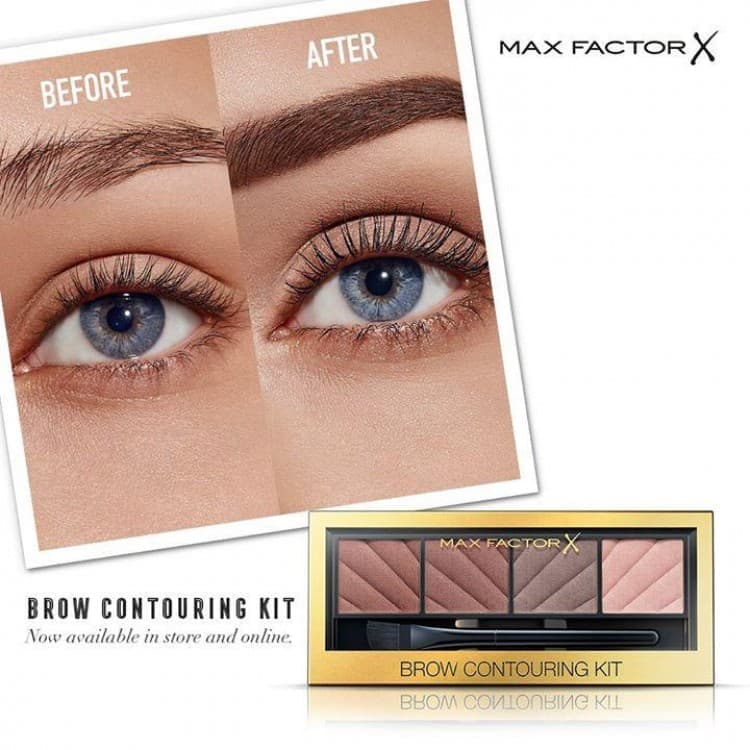 Max Factor Eyebrow Set ( Brow Shaper , Brow Contouring Kit & Natural Brow Styler )