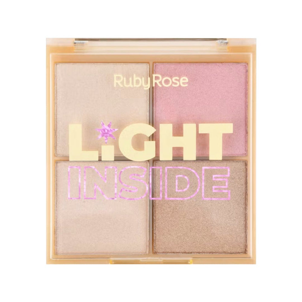 Ruby Rose Light Inside  Highlighter Mini Palette 1