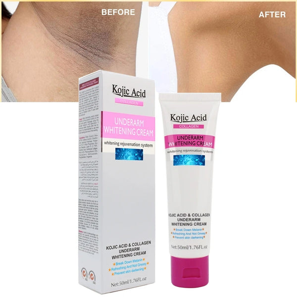 Kojic Acid Underarm Whitening Cream ( Break Down Melanin , Refreshing And Not Greasy , Prevent Skin Darkening )