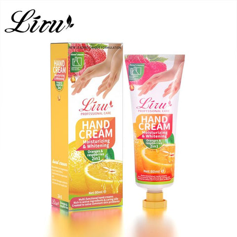 Liru Fruit Essence Nourishing Skin Whitening Hand Cream 80ML