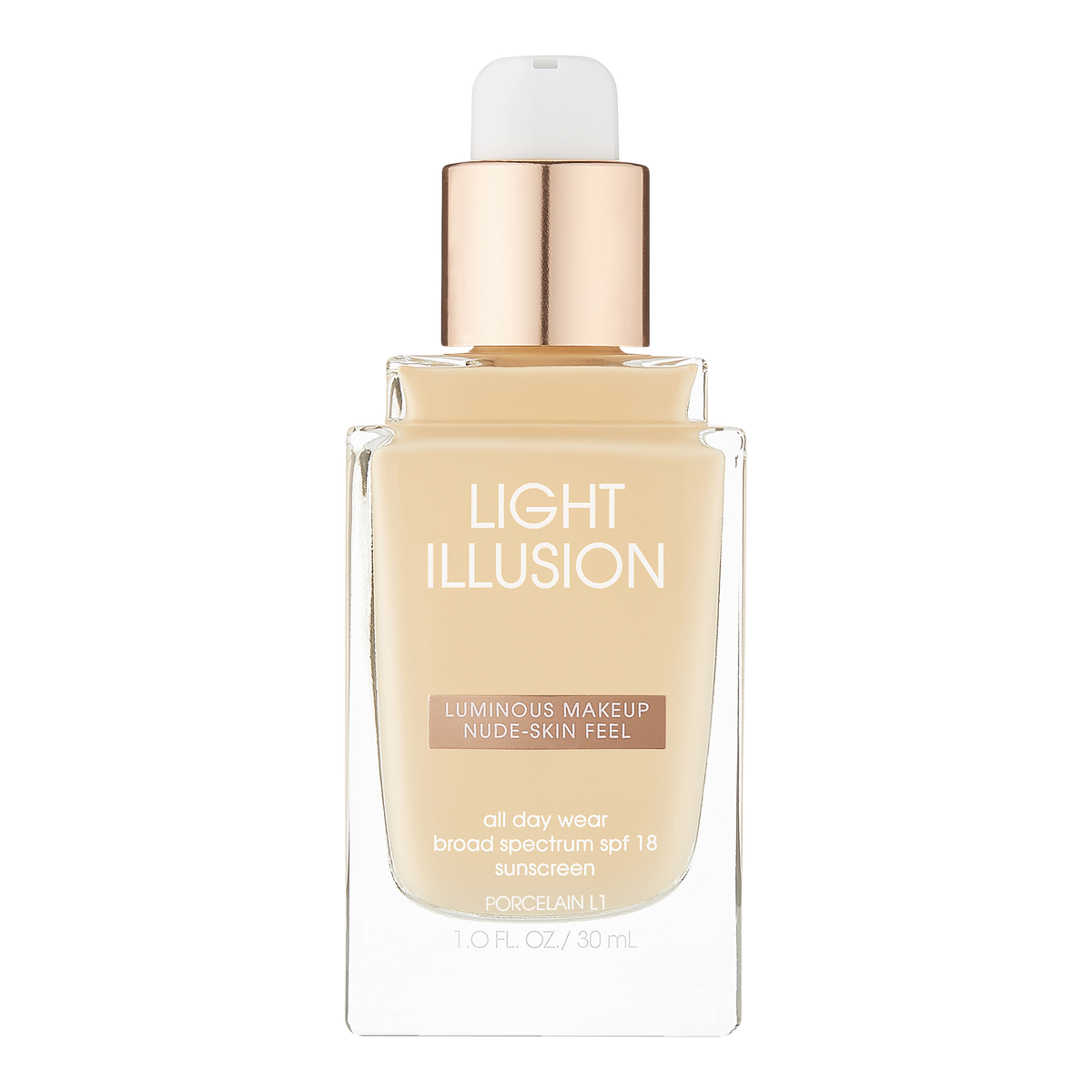 Flower Beauty Light Illusion Luminous Foundation SPF 18 Nude L3 ( Only Swatched )