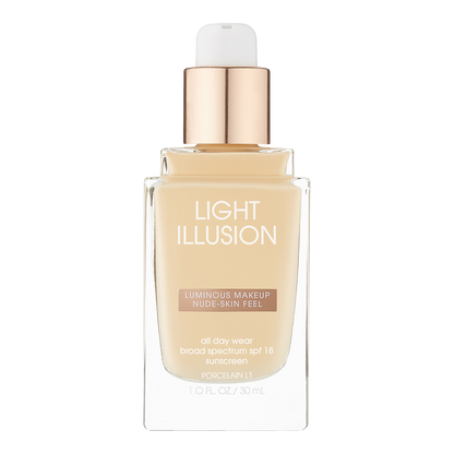 Flower Beauty Light Illusion Luminous Foundation SPF 18 Nude L3 ( Only Swatched )