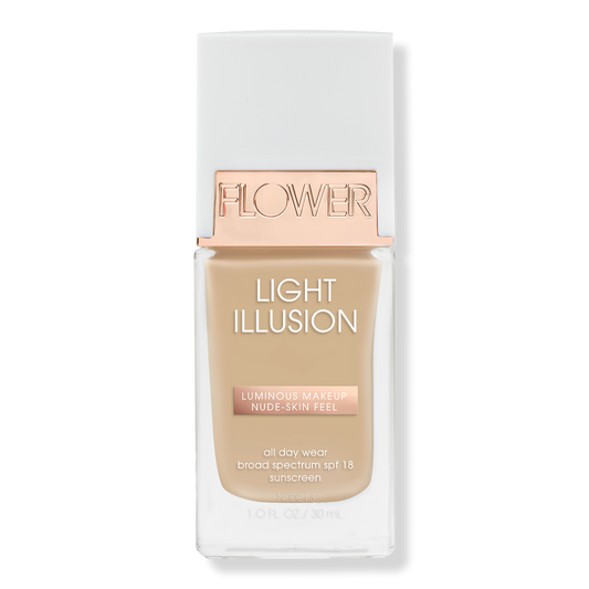 Flower Beauty Light Illusion Luminous Foundation SPF 18 Nude L3 ( Only Swatched )