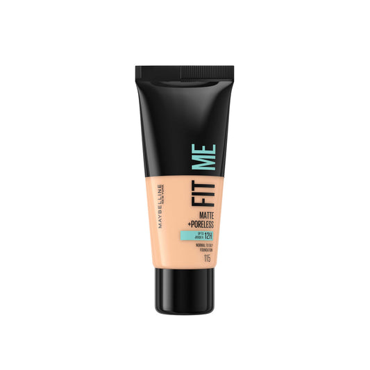 Maybelline Fit Me Matte + Poreless Liquid Foundation Ideal For Normal To Oily Skin 115 Ivory