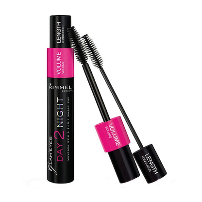 Rimmel London Glam eyes Day 2 Night Mascara Black 001