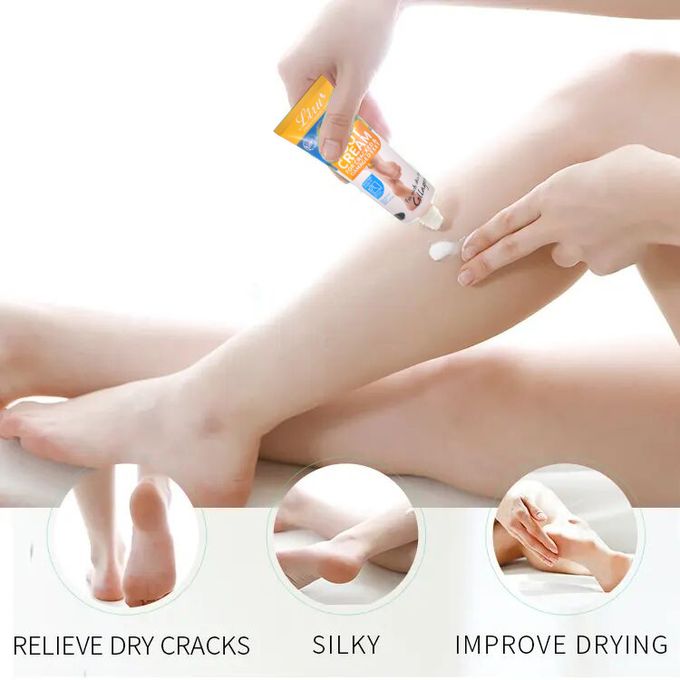 Liru Collagen Foot Care Repair Cream Avocado Oil Foot Cream For Cracked Damaget Feet  80 ml