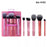 Real Techniques Essential Makeup Brushes Set for Eyeshadow , Blush Highlight , Contour & Powder Synthetic Bristles, 5 Piece Set