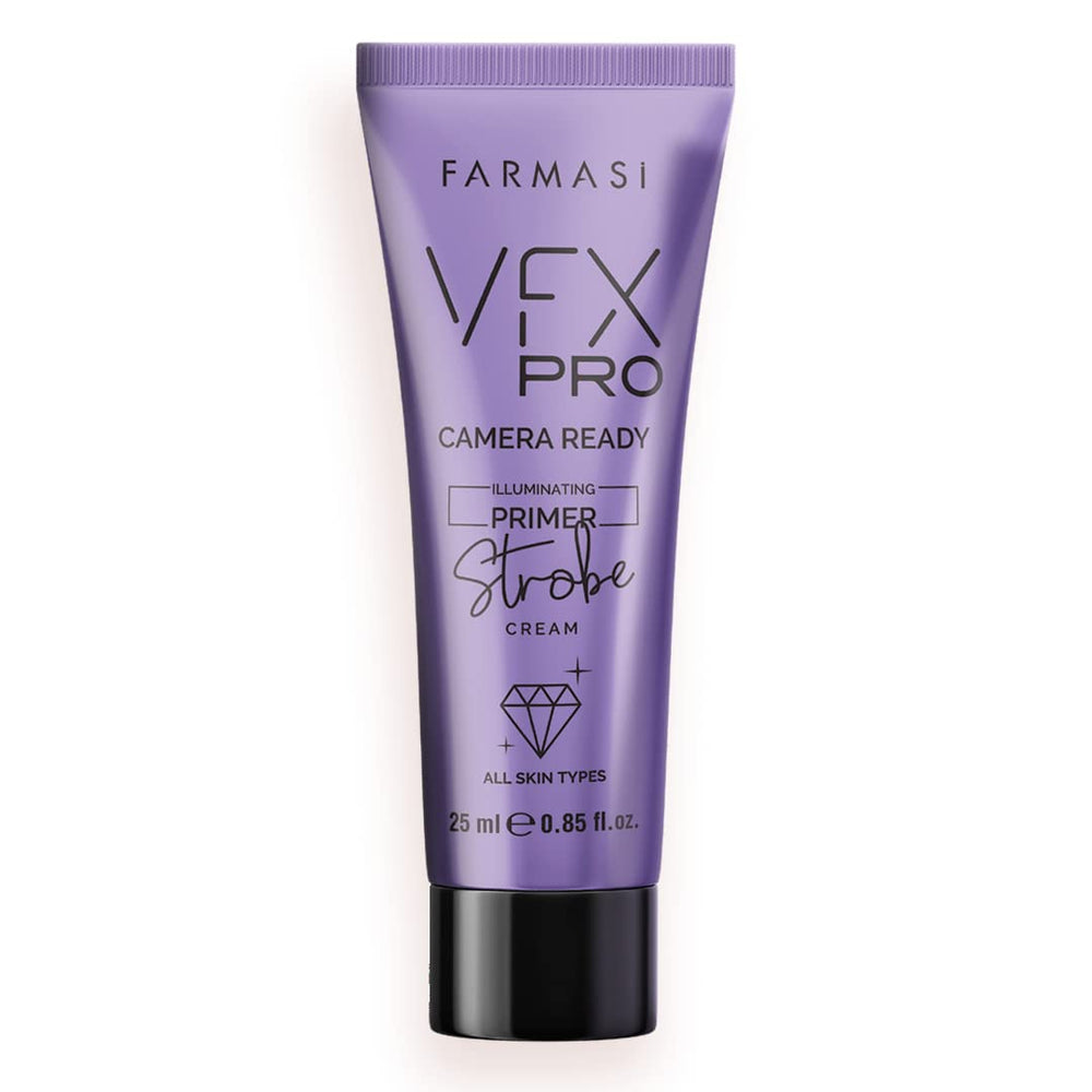 Farmasi VFX Pro Camera Ready Primer Makeup, Smoothing Face Primer, Evens the Appearance of Skin Tone and Redness, Hydrates and Improves Makeup Wear, Long Lasting Light Coverage,