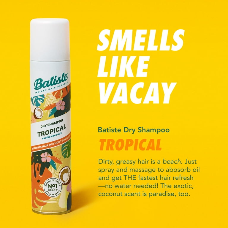 Batiste Dry Shampoo - Tropical Exotic Coconut ( Full Size )