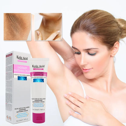 Kojic Acid Underarm Whitening Cream ( Break Down Melanin , Refreshing And Not Greasy , Prevent Skin Darkening )