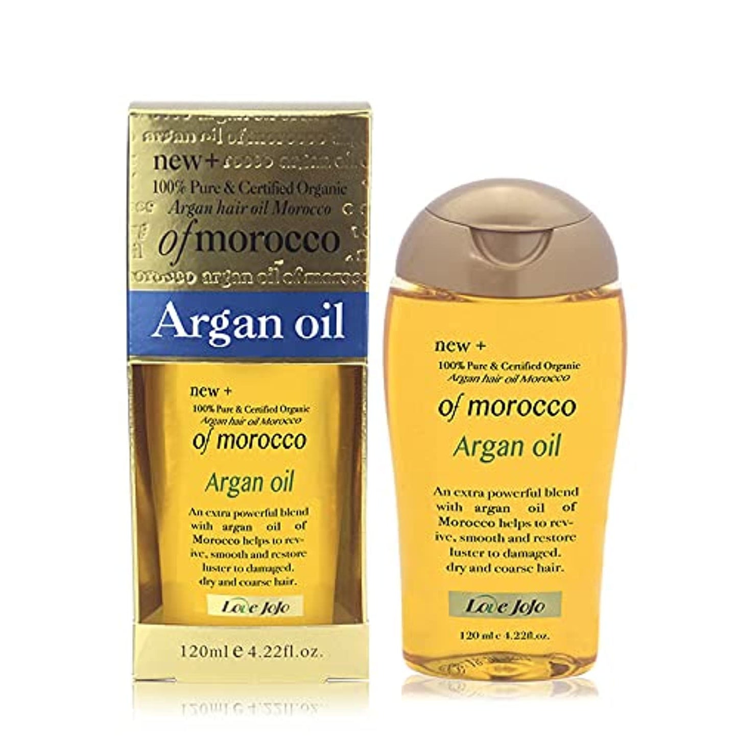 Love JoJo Pure Organic Moroccan Argan Hair Oil (120ML )