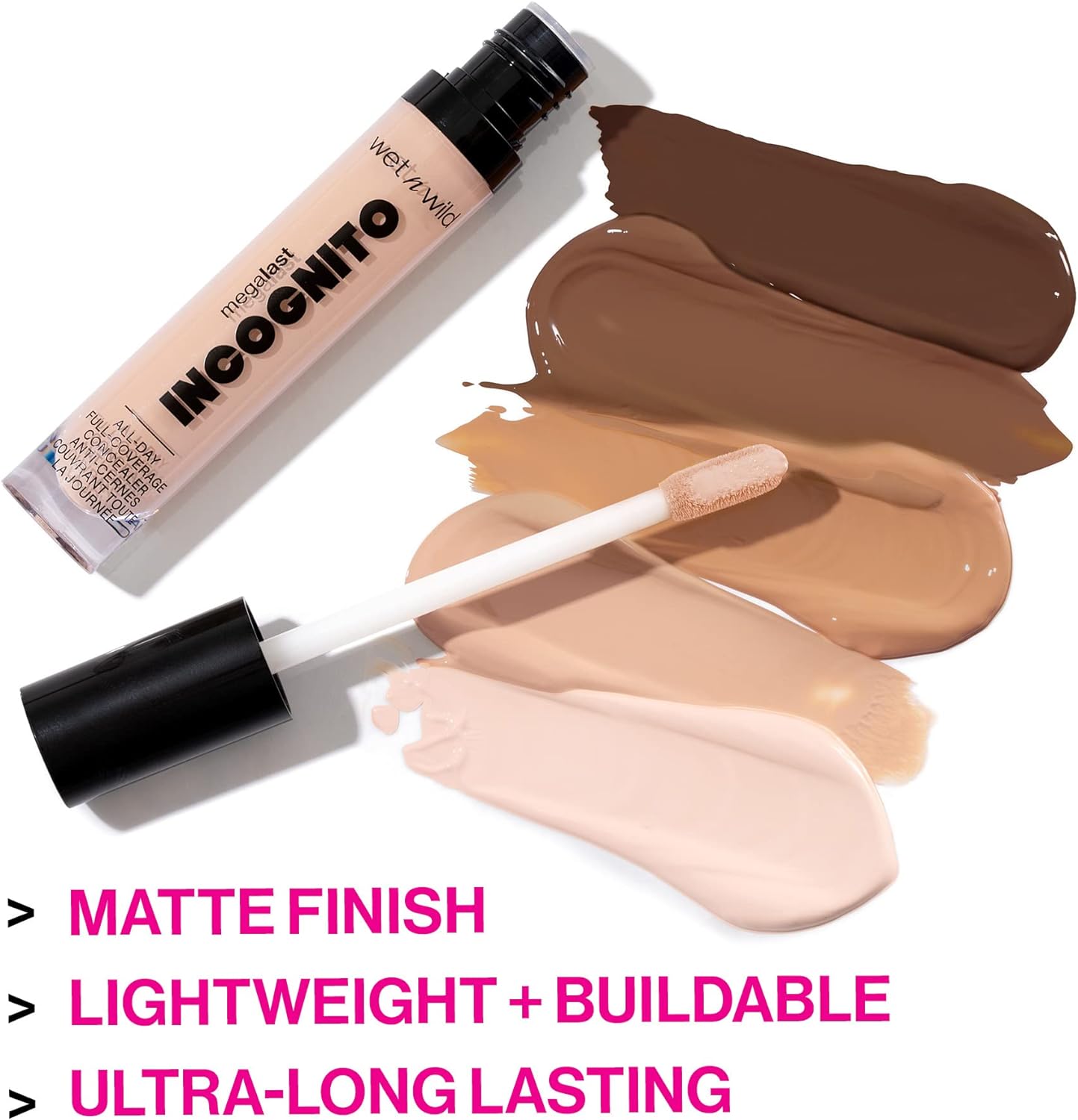 Wet n Wild, Mega Last Incognito AllDay Full Coverage Concealer, Light Medium