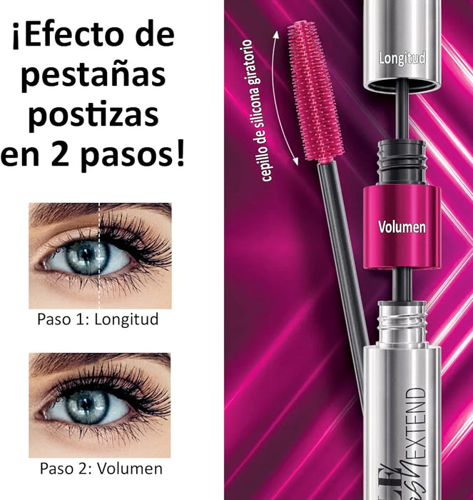 Buy Farmasi Double Lash Extend Mascara 12 ml Get Max Factor Eyeliner ( Free Gift )