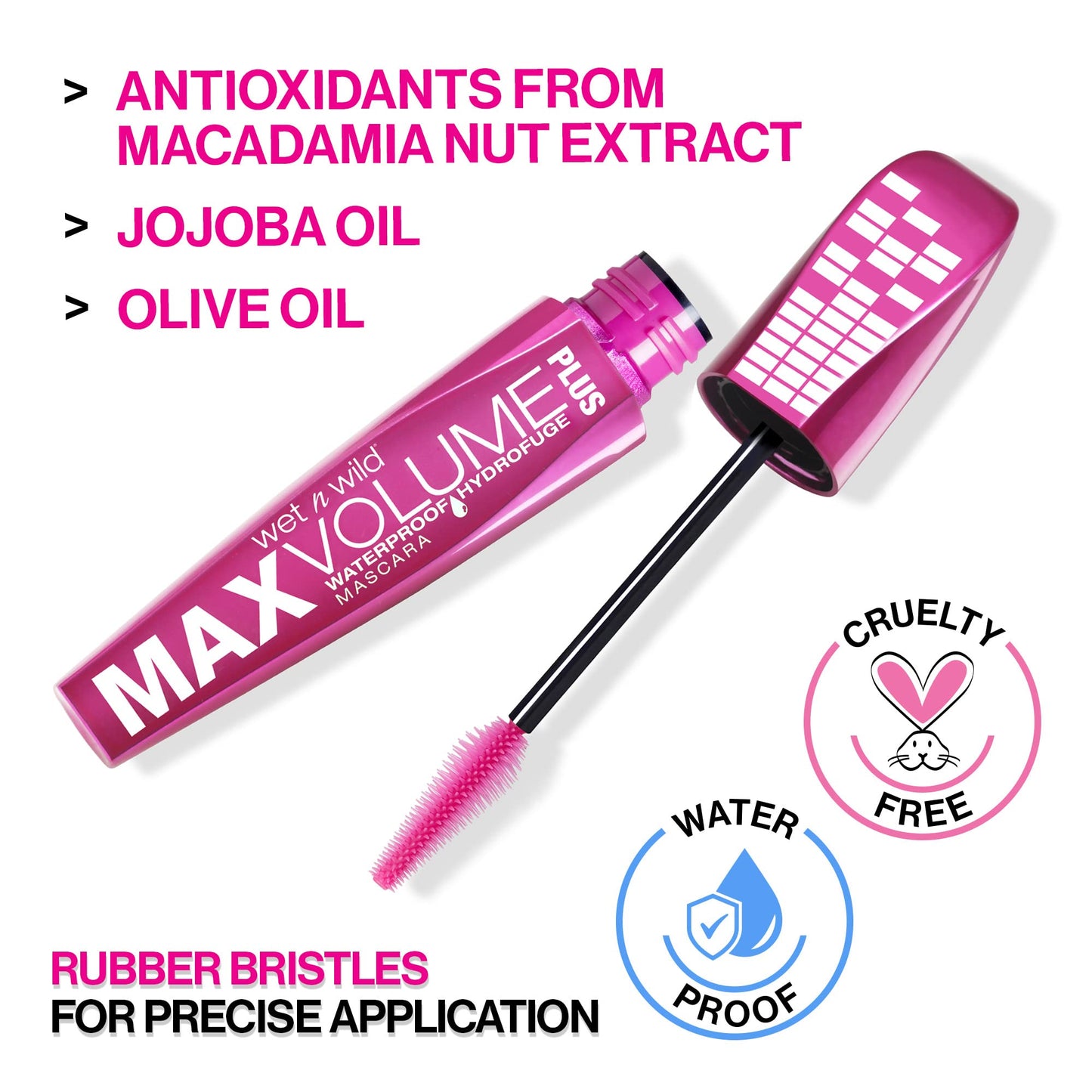 Wet n Wild Max Volume Plus Mascara Amp'd Black