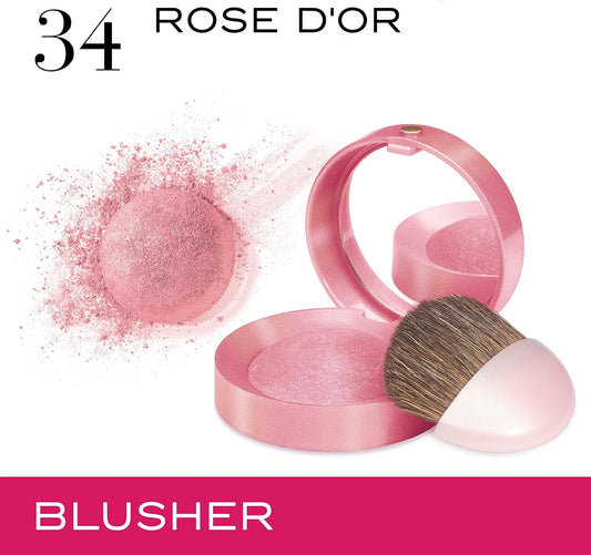 Bourjois Little Round Pot Blusher 34 Rose D'or