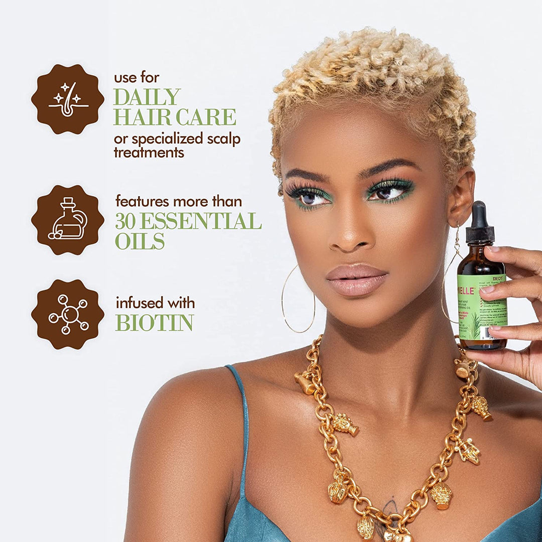 Mielle Organics Rosemary Mint Scalp & Hair Strengthening Oil With Biotin & Essential Oils