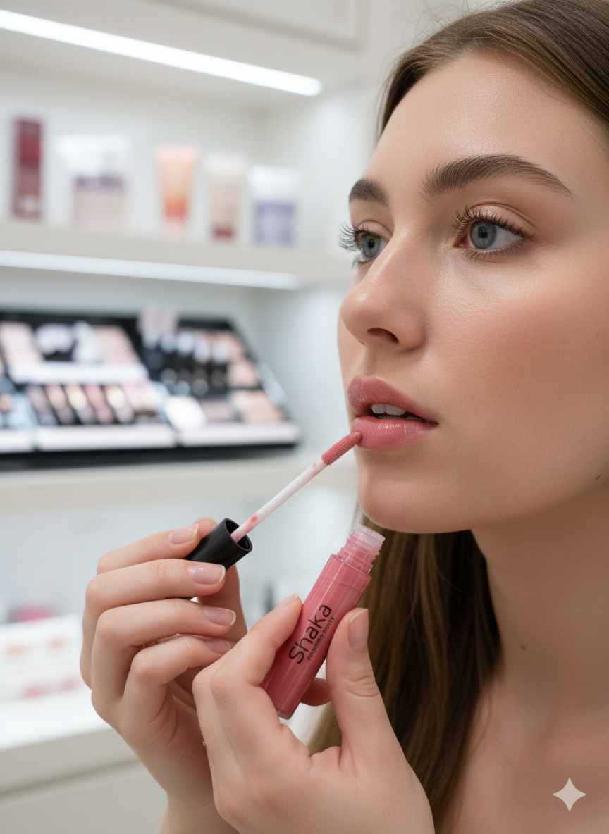 Shaka Innovative Beauty Lip gloss 02 Peach Flower ( Outlet)