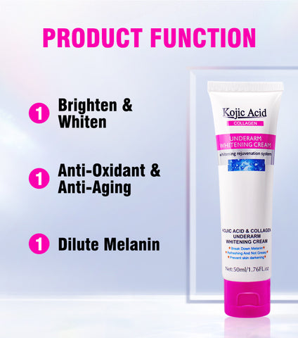 Kojic Acid Underarm Whitening Cream ( Break Down Melanin , Refreshing And Not Greasy , Prevent Skin Darkening )