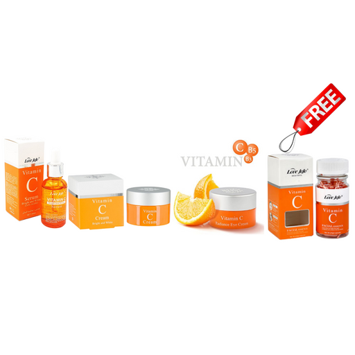Buy Love JoJo Vitamin C Serum + Face Cream + Eye Cream And Get Empoule 90 pcs For Free