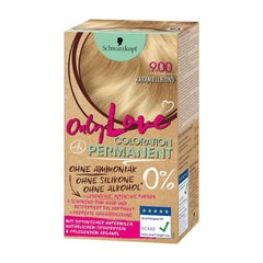 Schwarzkopf Only Love Hair Colour Caramel Blonde 9.00 Level 3 140ml + ( Gift ) ( Syoss )