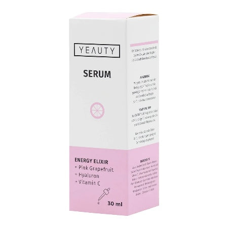 Yeauty Serum Energy Elixir (  Pink Grapefruit 🍇 , Hyaluronic Acid & Vitamin C )