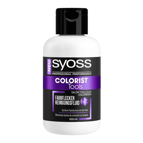 Syoss Colorist Hair Tools Colour Spot Cleansing Fluid Content: 100 ml Removes Colour Stains from the Skin