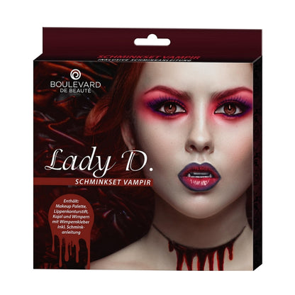 Buy Boulevard de Beaute
Makeup Set - Lady D ( Eyeshadow + Eyelashes + Black Kohl + Red Lip Liner ) Get Free