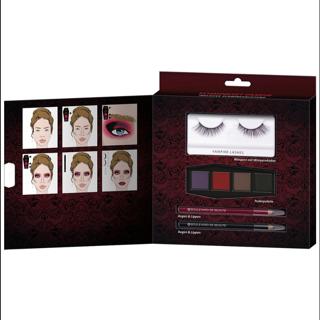 Buy Boulevard de Beaute
Makeup Set - Lady D ( Eyeshadow + Eyelashes + Black Kohl + Red Lip Liner ) Get Free