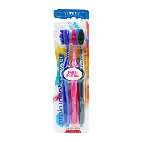 Prokudent Toothbrush Sensitive 3 pcs ( Random Color ) ( Limited Edition )