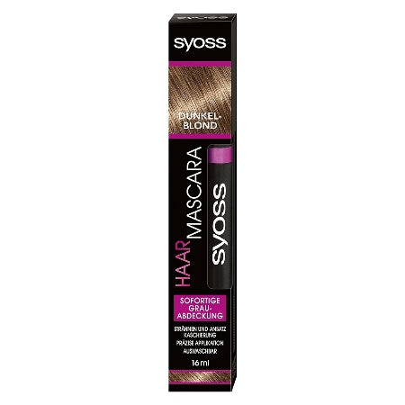 Schwarzkopf SYOSS Hair Mascara Dark Blonde Instant Grey Cover 16 ml (مسكرة لتغطية شيب الشعر)